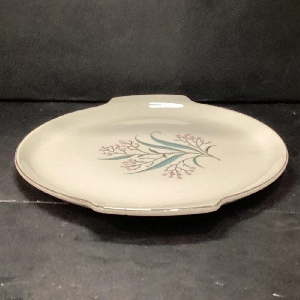 Alliance China Regal Handled Serving‎ Tray, Vintage Hand Decorated Floral Design
